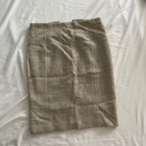 Ann Taylor silver / gold skirt size 4